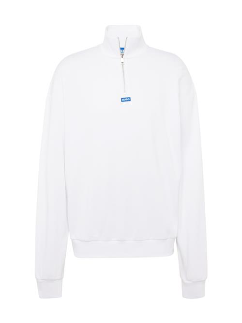 Se HUGO Sweatshirt 'Neeler'  blå / hvid ved About You