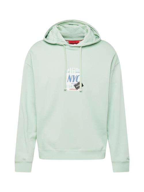 HUGO Sweatshirt 'Dagunoso'  røgblå / mint / hvid