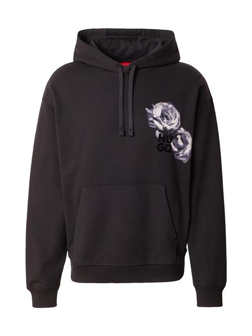 Se HUGO Sweatshirt 'Dirosehood'  opal / grå / sort / offwhite ved About You