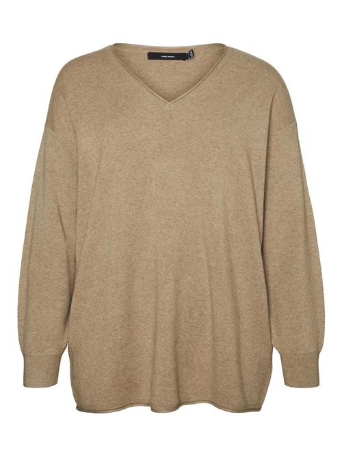 Se Vero Moda Curve Pullover 'VMCGOLD'  mørkebeige ved About You