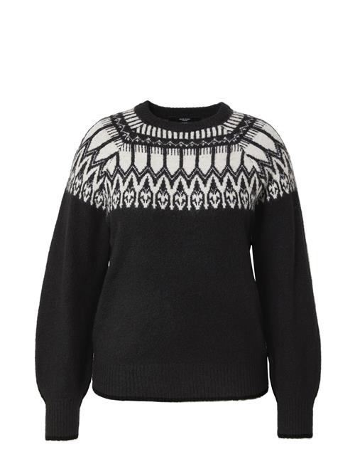 Vero Moda Curve Pullover  sort / hvid