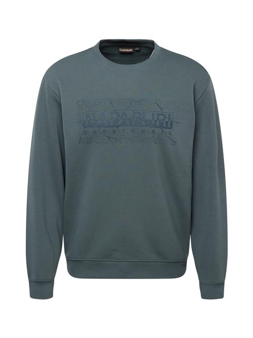 NAPAPIJRI Sweatshirt 'B-ALBULA'  navy / mørkegrøn