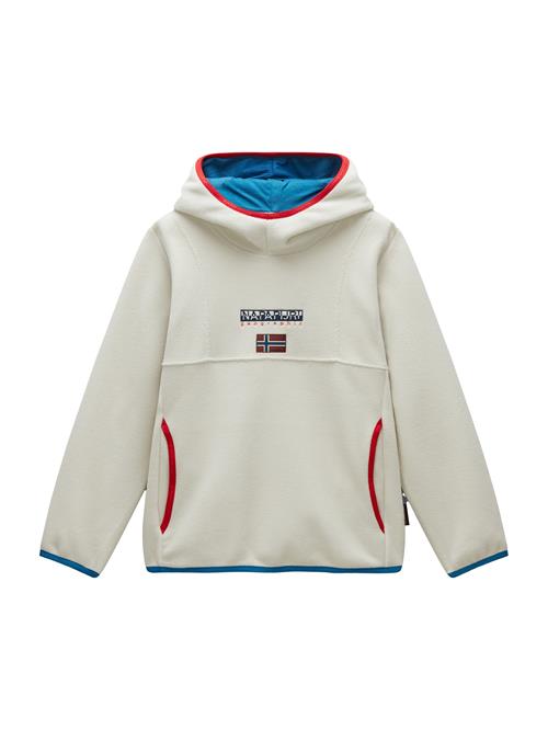 NAPAPIJRI Sweatshirt 'GONZEN'  beige / navy / mørkerød