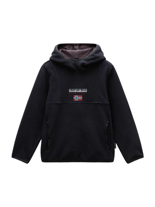 NAPAPIJRI Sweatshirt 'GONZEN'  navy / lysegrå / rød / sort