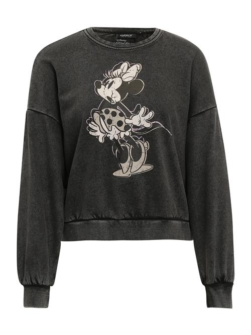 Se Only Petite Sweatshirt 'ONLMICKEY MINNIE'  lysebeige / sort ved About You