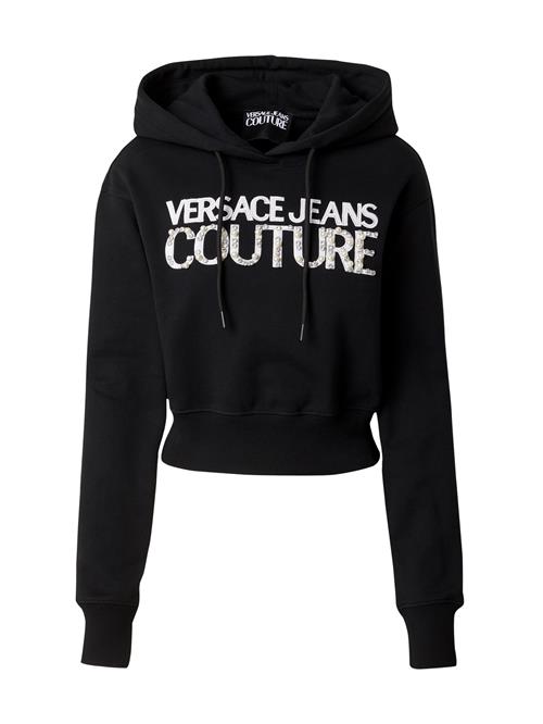 Se Versace Jeans Couture Sweatshirt  sort / hvid ved About You