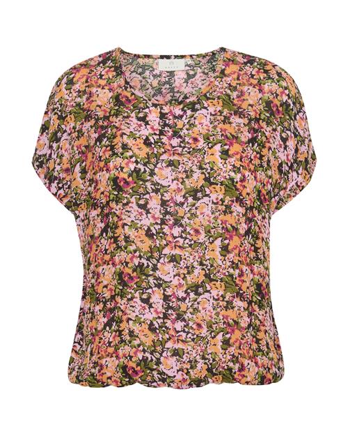 Kaffe Bluse  blandingsfarvet / sort