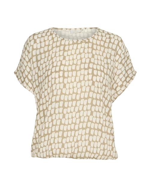 Se Kaffe Bluse  lysebeige / mørkebeige ved About You