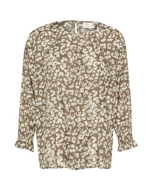 Kaffe Bluse  creme / lysebrun