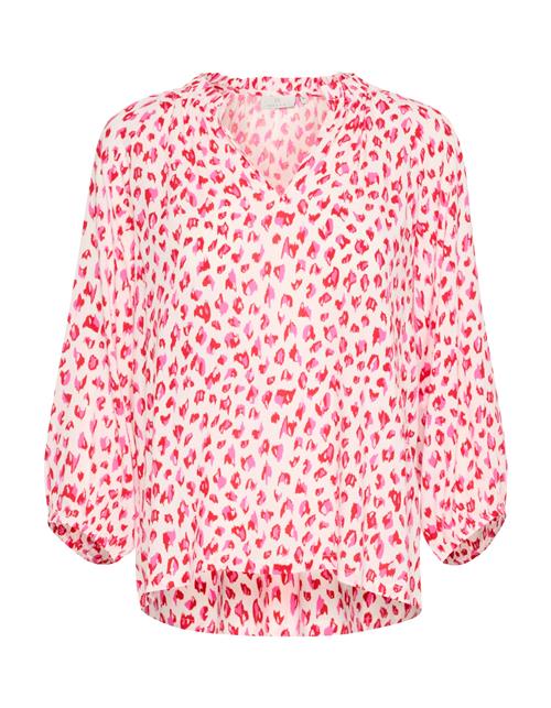 Kaffe Bluse 'Sigrid'  eosin / mørk pink / rød