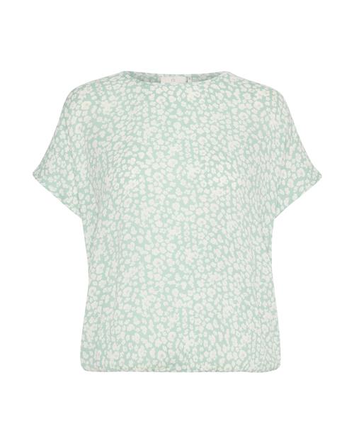 Kaffe Bluse 'Amber'  mint / hvid