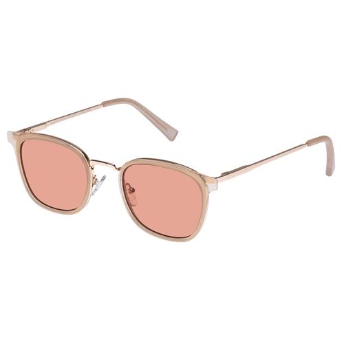 LE SPECS Solbriller 'Racketeer'  beige / guld