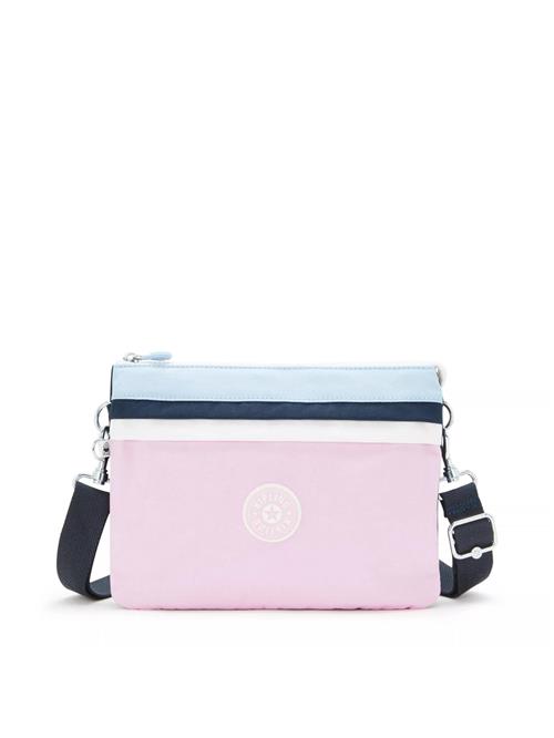 KIPLING Skuldertaske 'EASY RIRI L'  navy / lyseblå / pink / hvid