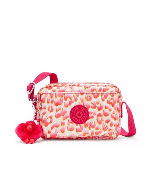 Se KIPLING Skuldertaske 'ABANU'  orange / hvid ved About You