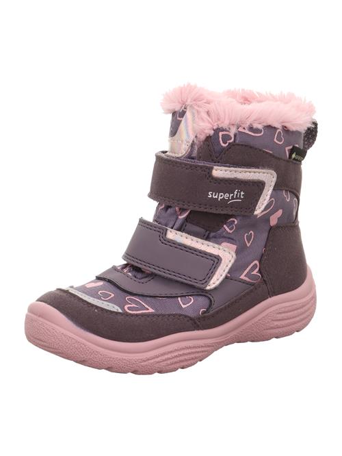 SUPERFIT Snowboots 'CRYSTAL'  cyclam / brombær / gammelrosa / pastelpink