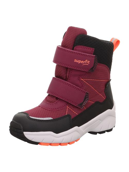 SUPERFIT Snowboots 'CULUSUK 2.0'  neonorange / burgunder / sort / sølv