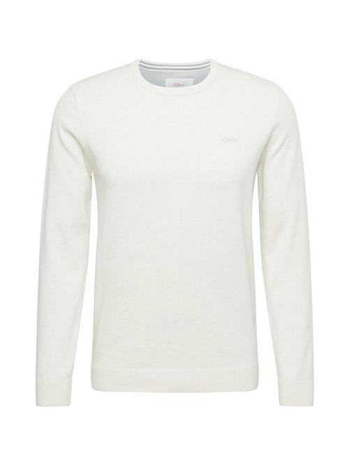 Se s.Oliver Pullover  hvid-meleret ved About You