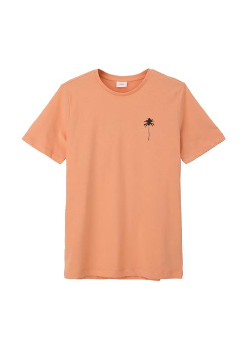 s.Oliver Shirts  orange / sort