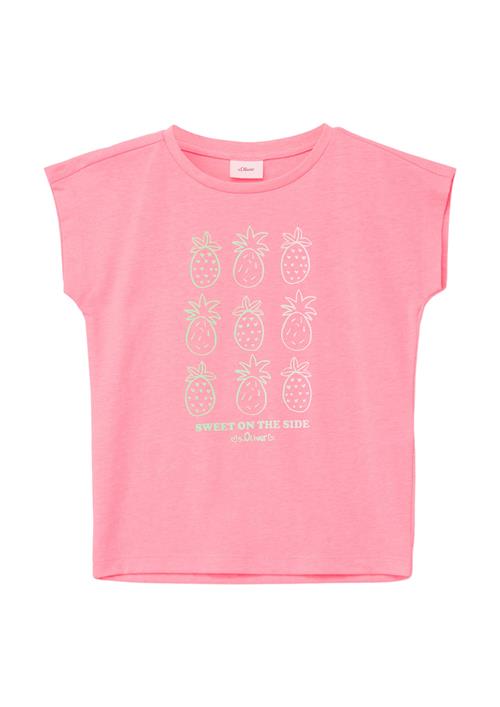 s.Oliver Bluser & t-shirts  grøn / lys pink / hvid