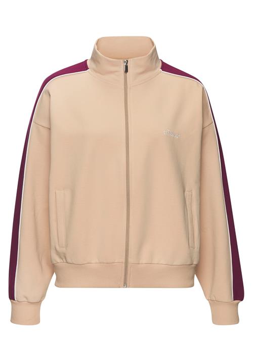 s.Oliver Sweatjakke  beige / vinrød / hvid