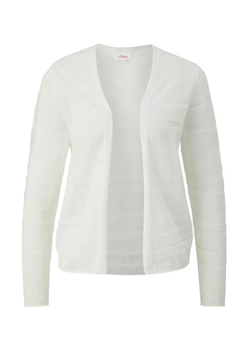 Se s.Oliver Cardigan  offwhite ved About You