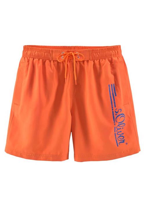 s.Oliver Badeshorts  neonorange