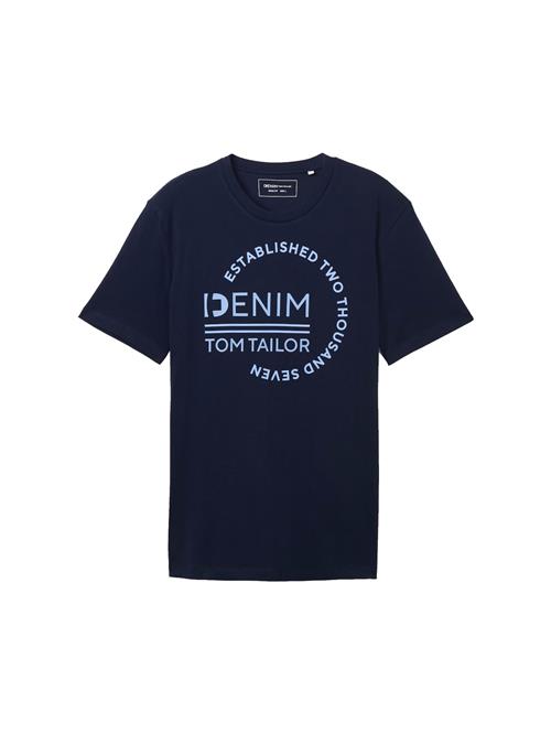 Se TOM TAILOR DENIM Bluser & t-shirts  marin / himmelblå ved About You