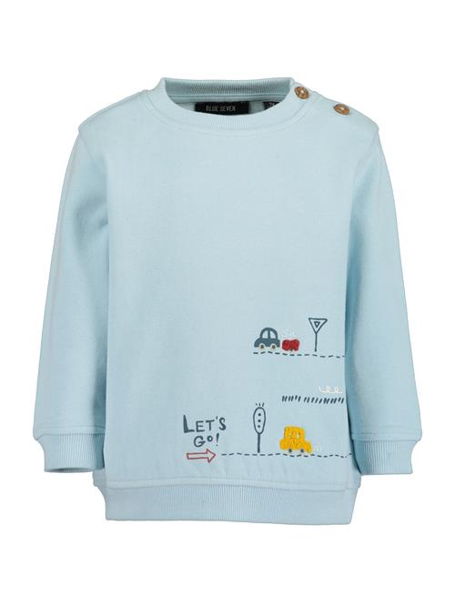 Se BLUE SEVEN Sweatshirt  lyseblå / gul / petroleum / rød ved About You