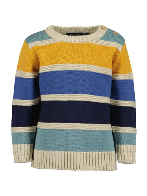 Se BLUE SEVEN Pullover  blå / navy / gul / offwhite ved About You