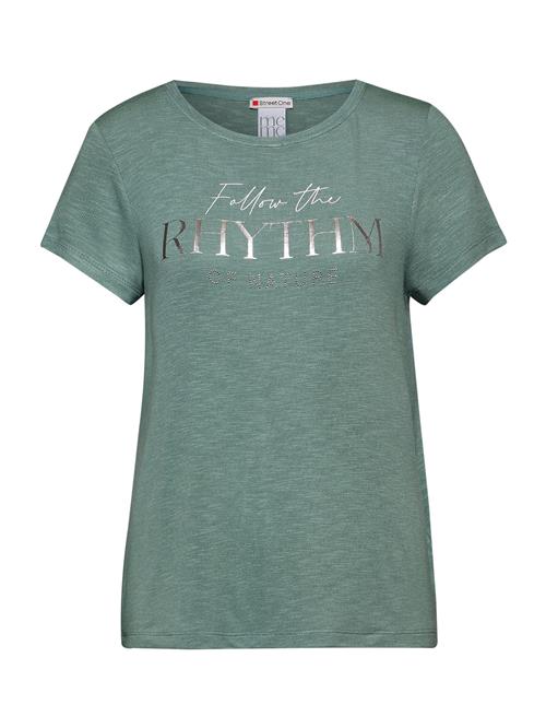 STREET ONE Shirts 'RHYTHM'  grøn-meleret / sølv