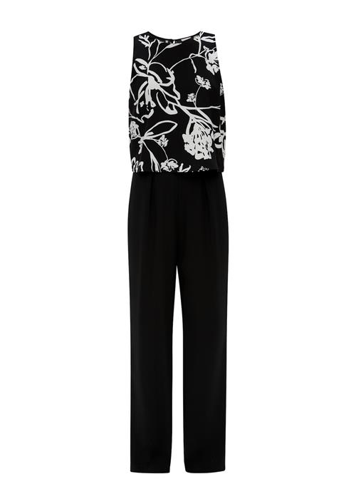 Se s.Oliver BLACK LABEL Jumpsuit  sort / hvid ved About You