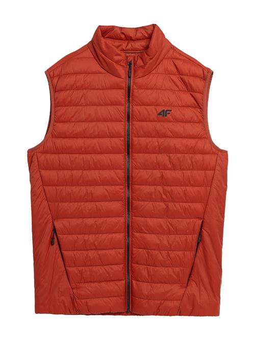 4F Sportsvest  orangerød / sort