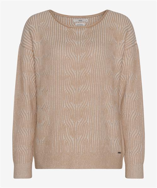 BRAX Pullover 'Lesley'  kit / mørkebeige