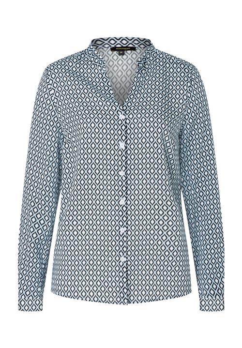 Se MORE & MORE Bluse  navy / lyseblå / hvid ved About You
