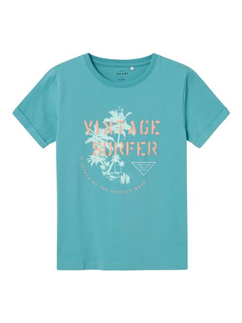 Se NAME IT Shirts 'VUX'  turkis / pastelgrøn / orange ved About You