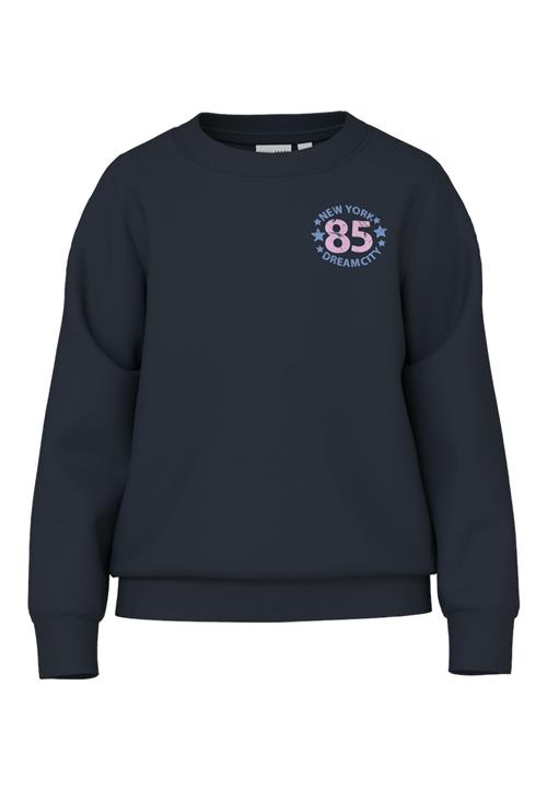 Se NAME IT Sweatshirt 'Vasacha'  safir / opal / lyserød ved About You