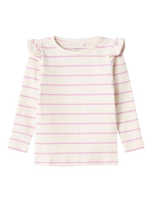 NAME IT Bluser & t-shirts 'KIANNA'  lysebeige / blomme