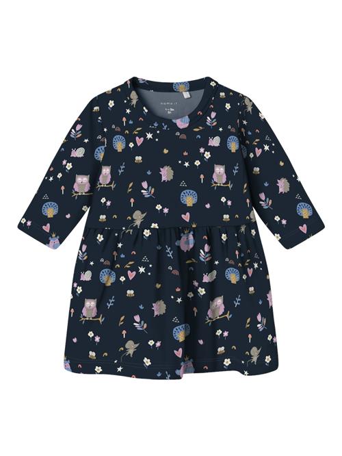 NAME IT Kjole 'VANDORA'  navy / opal / blomme / hvid