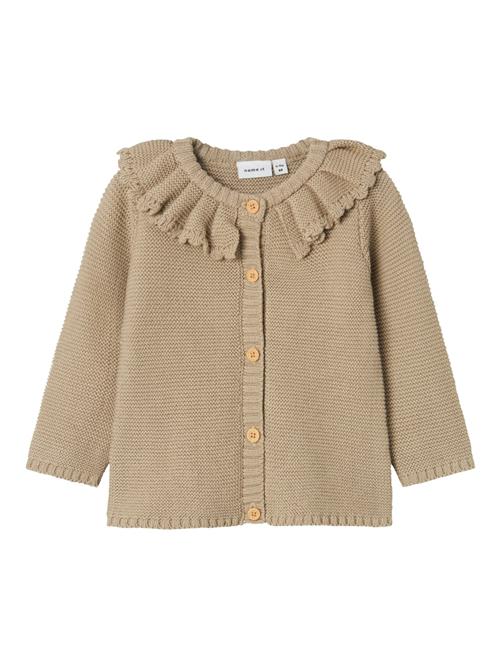 Se NAME IT Cardigan 'LIANNE'  mørkebeige ved About You