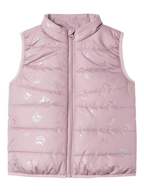 NAME IT Vest 'NMFMylane'  lysviolet / sølv