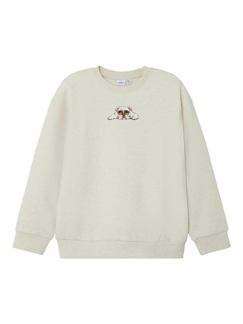 NAME IT Sweatshirt 'NAKRAVE'  beige-meleret / orange / lyserød / sort