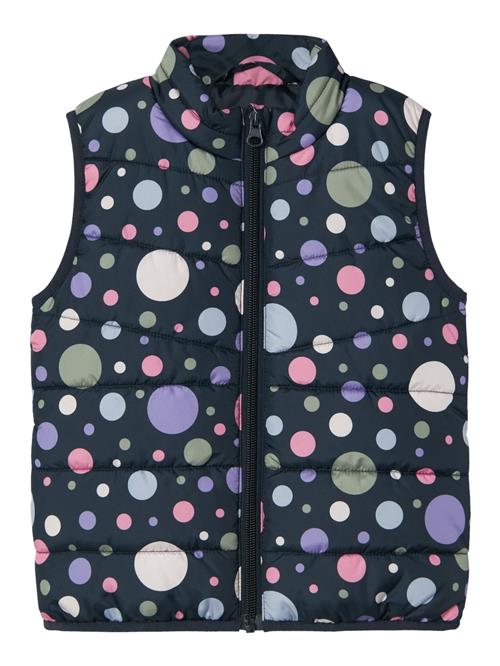 NAME IT Vest 'NMFMylane'  lysebeige / navy / violetblå / pitaya