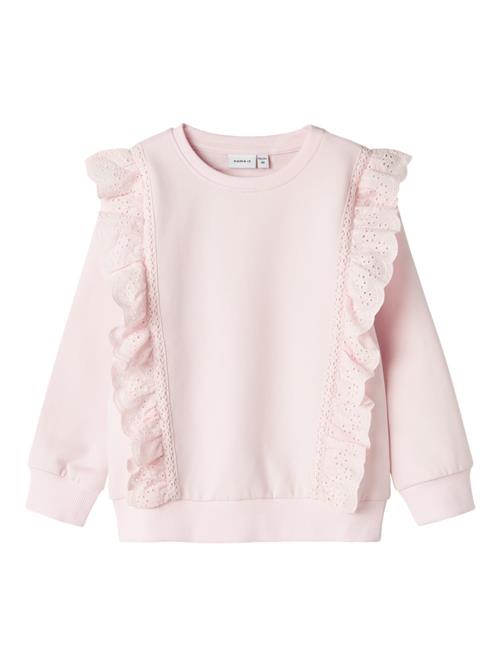 Se NAME IT Sweatshirt 'LUVA'  pastelpink ved About You