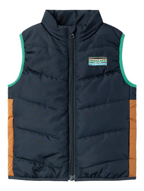 NAME IT Vest 'MYLANE'  mørkeblå / karamel