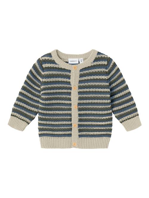 NAME IT Cardigan 'Nulle'  sand / navy / oliven