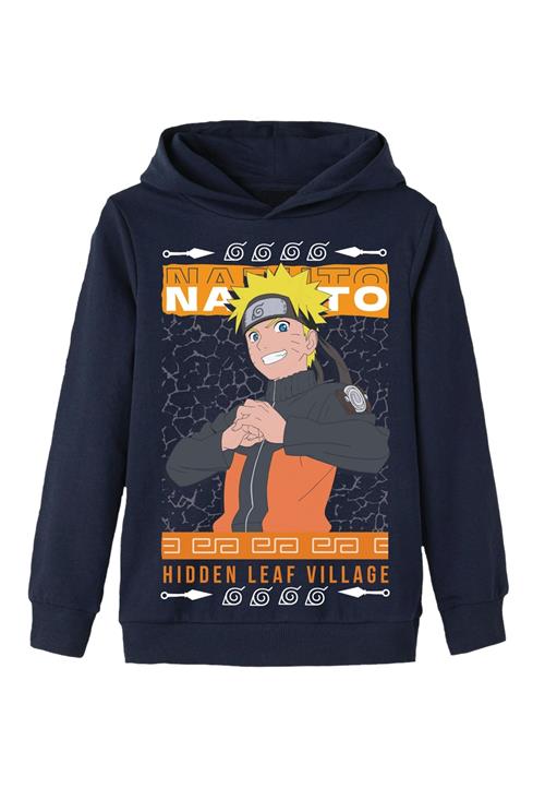 Se NAME IT Sweatshirt  marin / grafit / orange / hvid ved About You