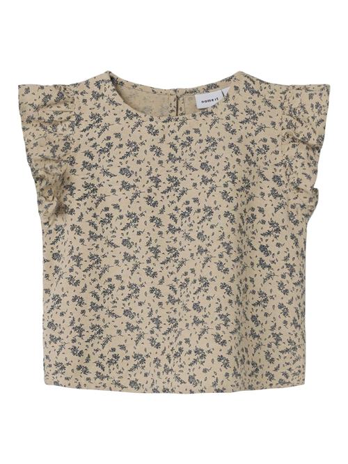 NAME IT Bluse  mørkebeige / marin