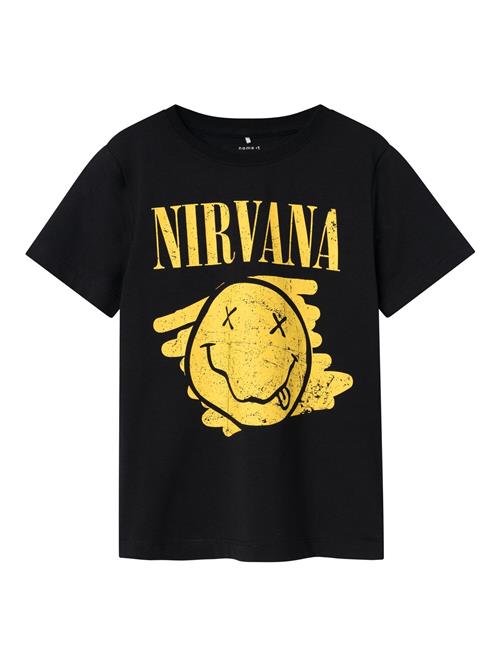 Se NAME IT Shirts 'Nirvana'  gul / sort ved About You