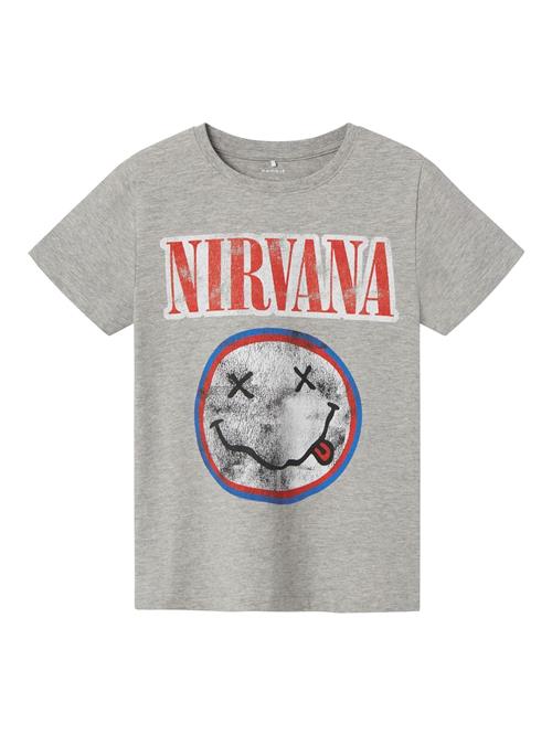 Se NAME IT Shirts 'Nirvana'  blå / grå-meleret / rød / sort / offwhite ved About You