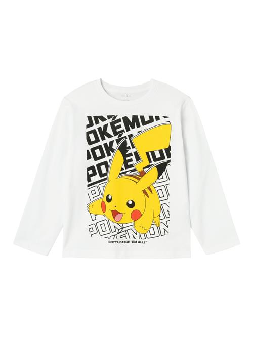 NAME IT Shirts 'NKMAmas Pokemon'  gul / rød / sort / hvid